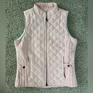 Joules Pink Minx Quilted Gilet Lightweight Zip Vest Women’s Size 6